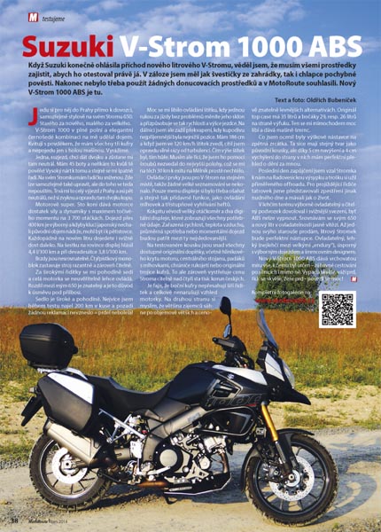 Test Suzuki V-Strom 1000