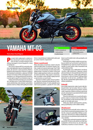 Test Yamaha MT-03