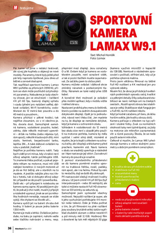 Test kamery Lamax W9.1