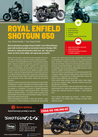 Test Royal Enfield Shotgun 650