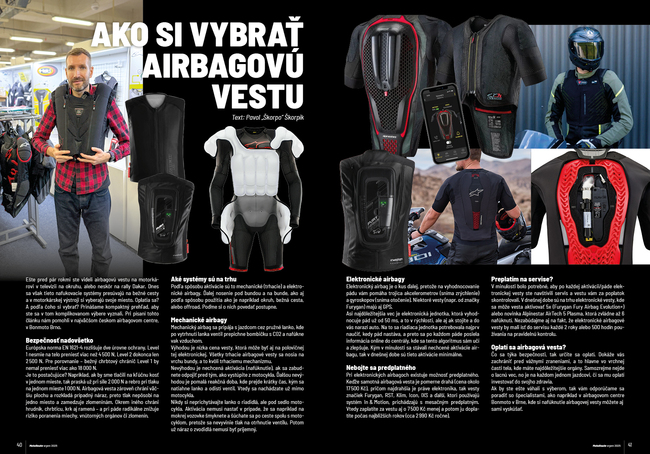 Ako si vybrať airbagovú vestu